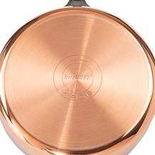 Vintage Polished Tri-Ply Copper 7" Saucepan 2qt. with Lid