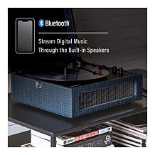 Voyager Bluetooth Vinyl Record Player - Dark Navy