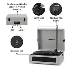 Voyager Bluetooth Vinyl Record Player - Gray