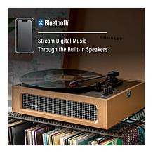 Voyager Bluetooth Vinyl Record Player - Tan