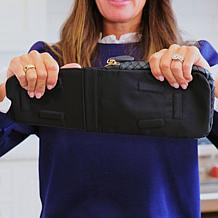 VYBZ Luxe Basketweave Faux Leather Magnetic Pocket Pal Pouch