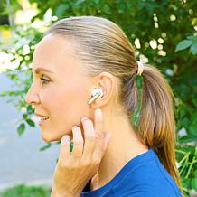 VYBZ Pro Wireless ANC Earbuds w/LED Display, Clear Case & Gift Box