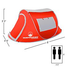 Wakeman Outdoors Pop-up Red Sunchaser 2-Person Tent