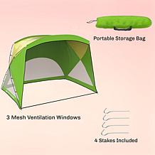 Wakeman Outdoors Water-Resistant Multi-Purpose Tent with UV Protection