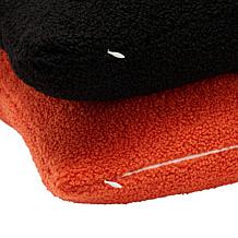 Warm & Cozy 2-Pack Halloween 18"x18" Boucle Throw Pillows