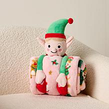 Warm & Cozy Holiday Huggable Friend Throw