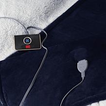 Warm & Cozy Plush to Sherpa Heated Blanket - King