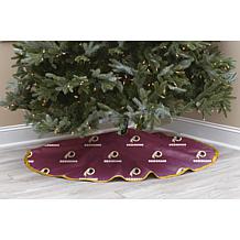 Green Philadelphia Eagles Micro Plush Christmas Tree Skirt