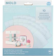 We R Makers Mold Press Plastic Sheets 40/Pkg, Clear