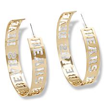 WEAR by Erin Andrews x Baublebar Gold Chicago Bears Large Cutout Ho...
