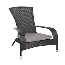 Well Traveled Living Black Coconino Wicker Chair