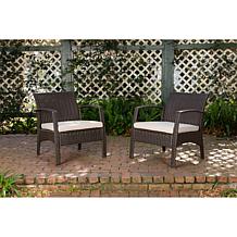 Well Traveled Living Bondi Wicker Outdoor Armchair