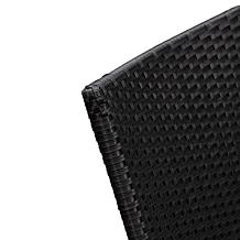 Well Traveled Living Morgan Outdoor Wicker Chair - Black