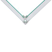 Well Traveled Living Tempered Glass Wind Guard For Square Fire Pits