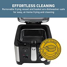 West Bend 2qt Electric Deep Fryer with Strainer