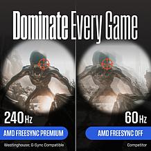 Westinghouse 32" 240Hz Curved Gaming Monitor