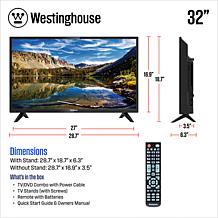 Westinghouse 32" HD LED TV DVD Combo and HDMI Cable