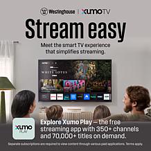 Westinghouse 32" Smart HD 720p LED XUMO TV with Voice Remote