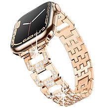 WFG Dressy Bling Metal Band for Apple Watch 45mm