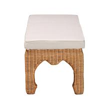 Wholesale Interiors bali and pari Abena Rattan Bench with Cushion