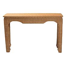 Wholesale Interiors bali and pari Abena Rattan Console Table