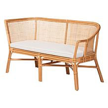 Wholesale Interiors bali and pari Adede Rattan Corner Bench Set