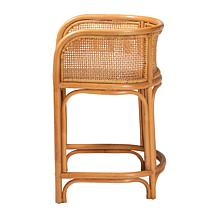 Wholesale Interiors bali and pari Aria Rattan Counter Stool w/Cushion