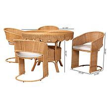 Wholesale Interiors bali and pari Arisu Rattan Dining Set
