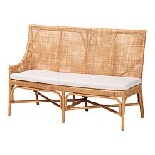 Wholesale Interiors bali and pari Baako Rattan Dining Bench Set