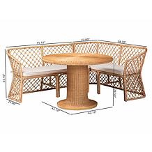 Wholesale Interiors bali and pari Ellard Rattan Dining Set