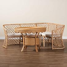 Wholesale Interiors bali and pari Frayne Rattan Dining Set