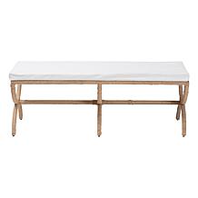 Wholesale Interiors bali and pari Maliyah Japandi Jute Bench