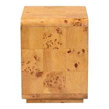 Wholesale Interiors bali and pari Netra Modern Burl Nightstand