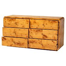 Wholesale Interiors bali and pari Netra Modern Burl Wood Dresser