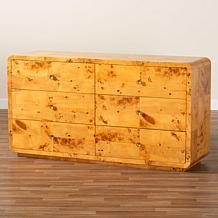 Wholesale Interiors bali and pari Netra Modern Burl Wood Dresser