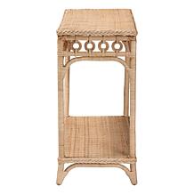 Wholesale Interiors bali and pari Oxford Rattan Console Table w/Shelf