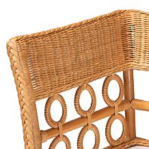 Wholesale Interiors bali and pari Oxford Rattan Dining Bench Armrests