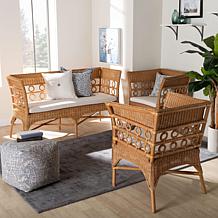 Wholesale Interiors bali and pari Oxford Rattan Living Chair Set