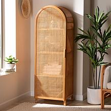 Wholesale Interiors bali and pari Paloma Rattan Cabinet with Shelves