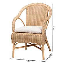 Wholesale Interiors bali and pari Reinu Rattan Dining Chair