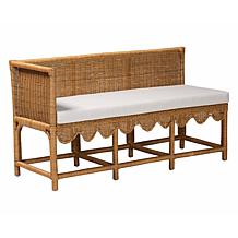 Wholesale Interiors bali and pari Seranay Bohemian Rattan 2pc Nook Set