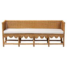 Wholesale Interiors bali and pari Seranay Bohemian Rattan Dining Bench