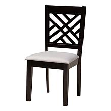 Wholesale Interiors Baxton Studio Alena Modern Fabric Wood Dining Set