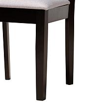 Wholesale Interiors Baxton Studio Alena Modern Fabric Wood Dining Set