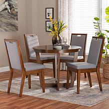 Wholesale Interiors Baxton Studio Ana Modern Wood 5pc Dining Set