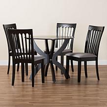 Wholesale Interiors Baxton Studio Bailey Grey Dining Set
