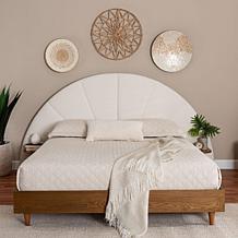 Wholesale Interiors Baxton Studio Bernice Cream Queen Bed