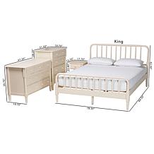 Wholesale Interiors Baxton Studio Braith Queen Bedroom Set