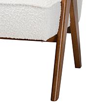 Wholesale Interiors Baxton Studio Georgina Japandi Wood Accent Chair