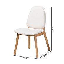 Wholesale Interiors Baxton Studio Hudson Dining Chair -  Set of 2
